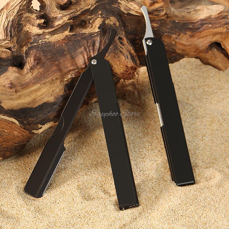 Safety Razor Handle - Men Stainless Steel Hair Safety Razor