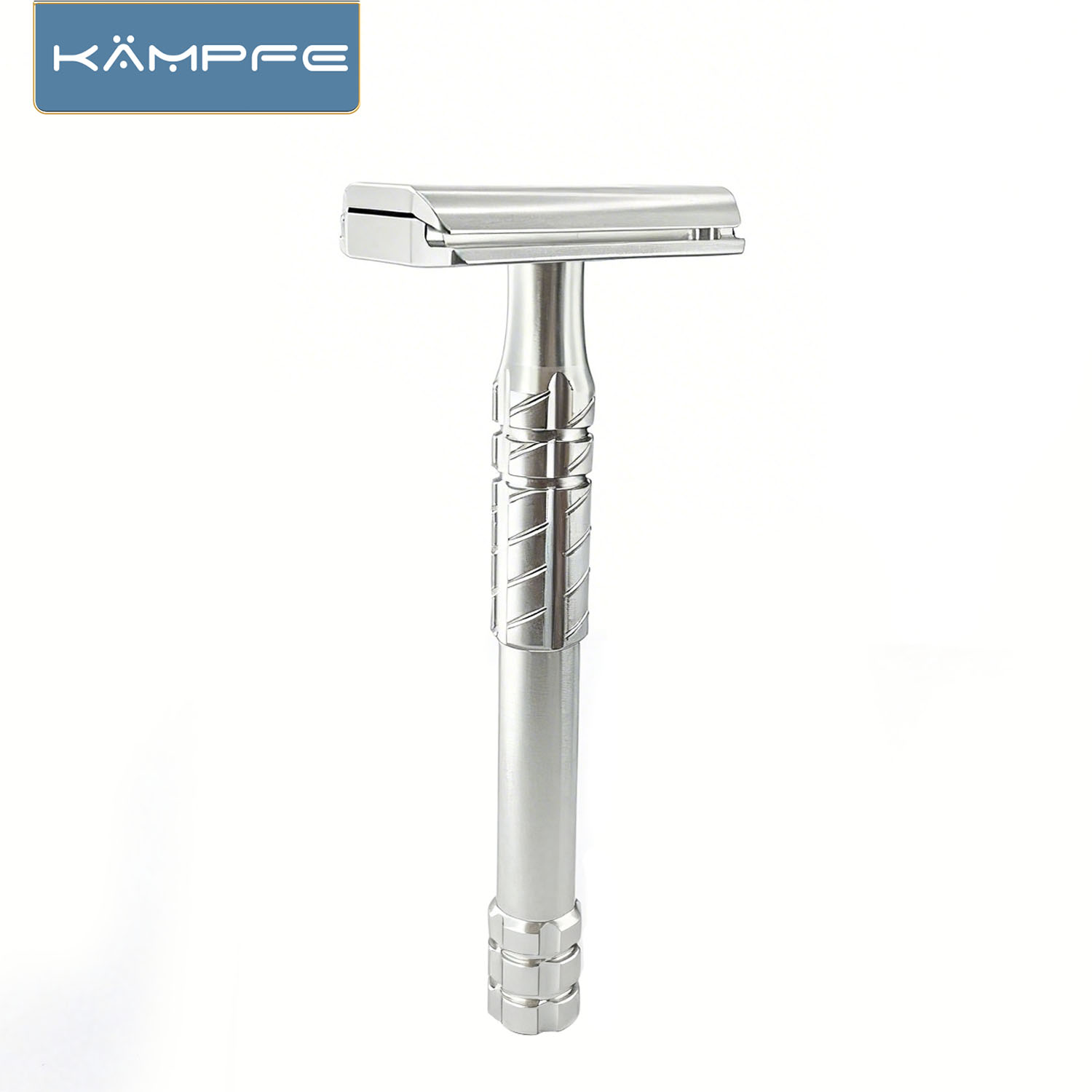 Safety Razor Handle - KAMPFE CNC machining Aluminum Alloy Double