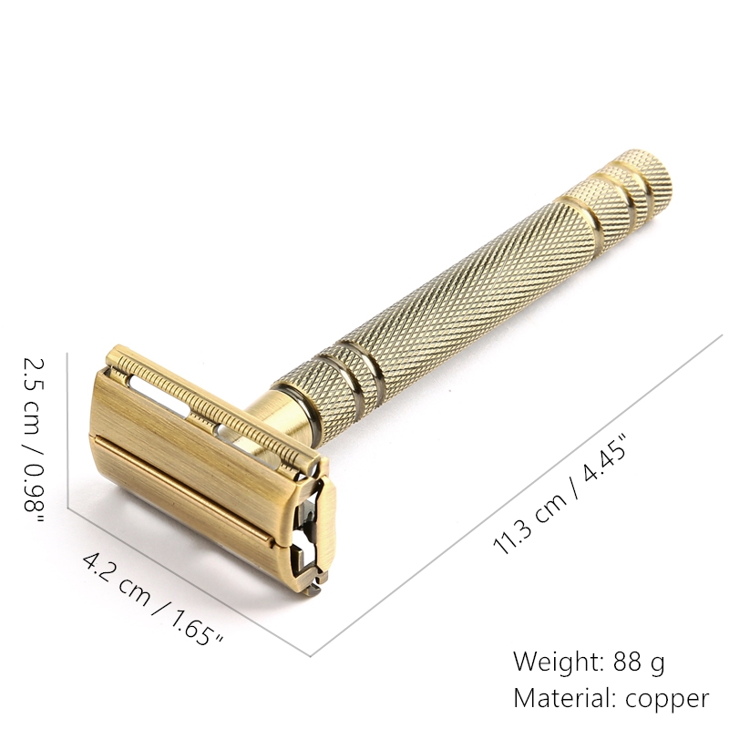 YINTAL Men's Bronze Classic Do - Safety Razor Handle incelemesi ve fiyatı