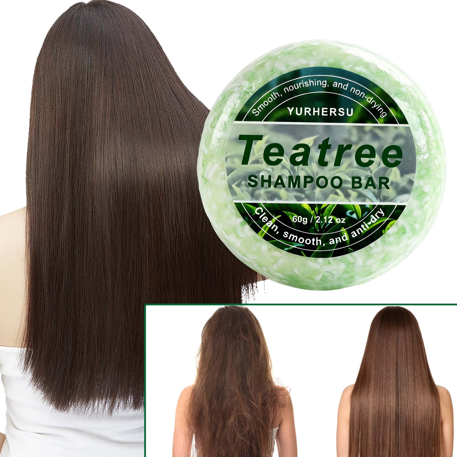 Natural Tea Tree Shampoo Bar O - Bar Soap Shampoo Solid incelemesi ve fiyatı