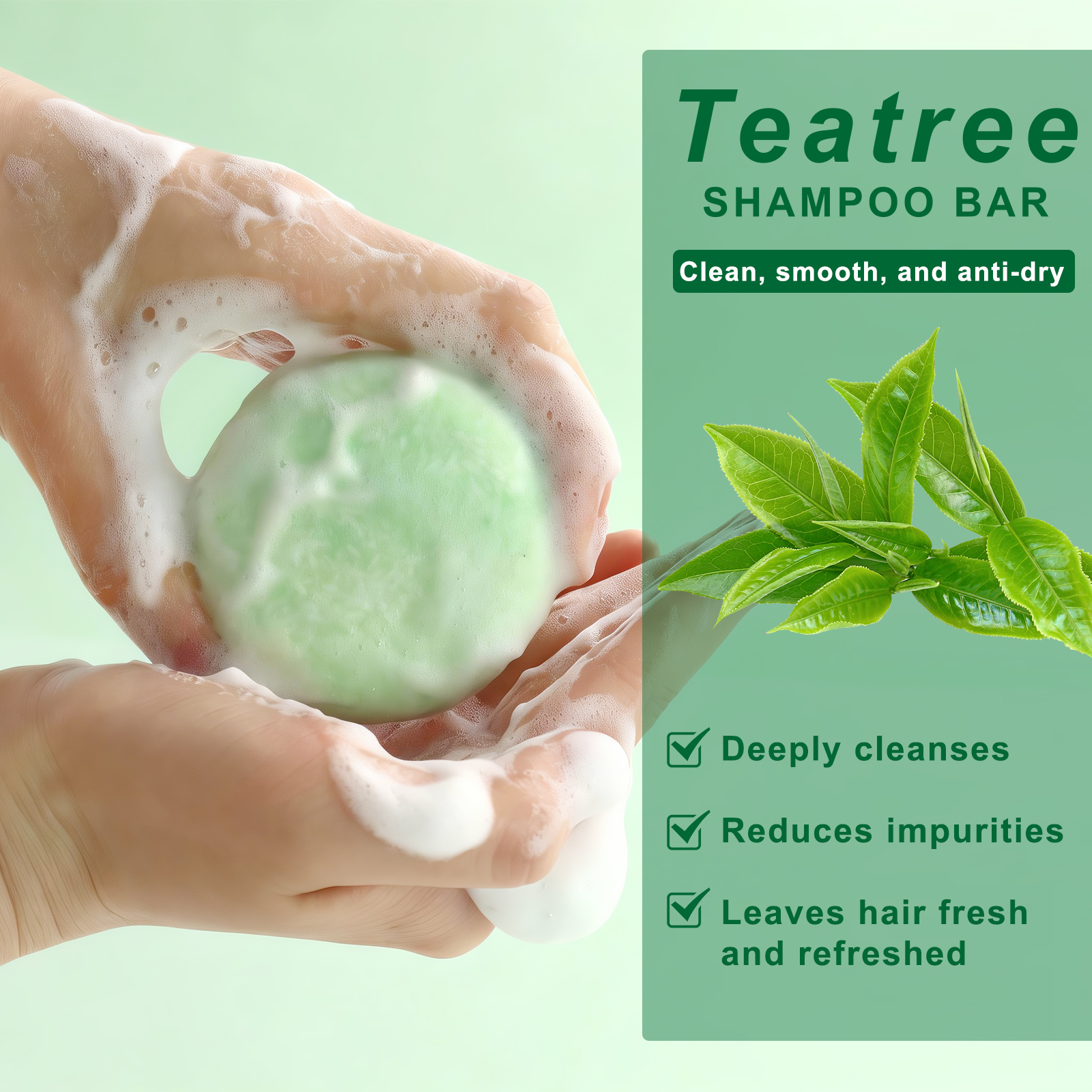 Natural Tea Tree Shampoo Bar O - Bar Soap Shampoo Solid incelemesi ve fiyatı