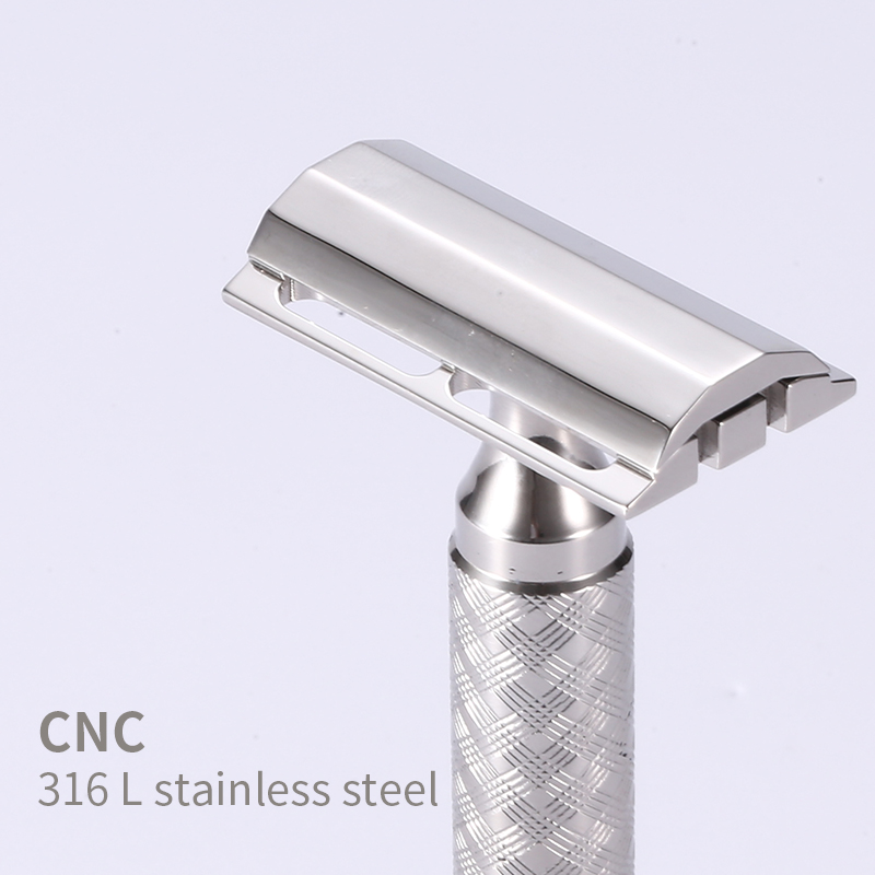 CNC 316L Stainless Steel Doubl - Safety Razor Handle incelemesi ve fiyatı