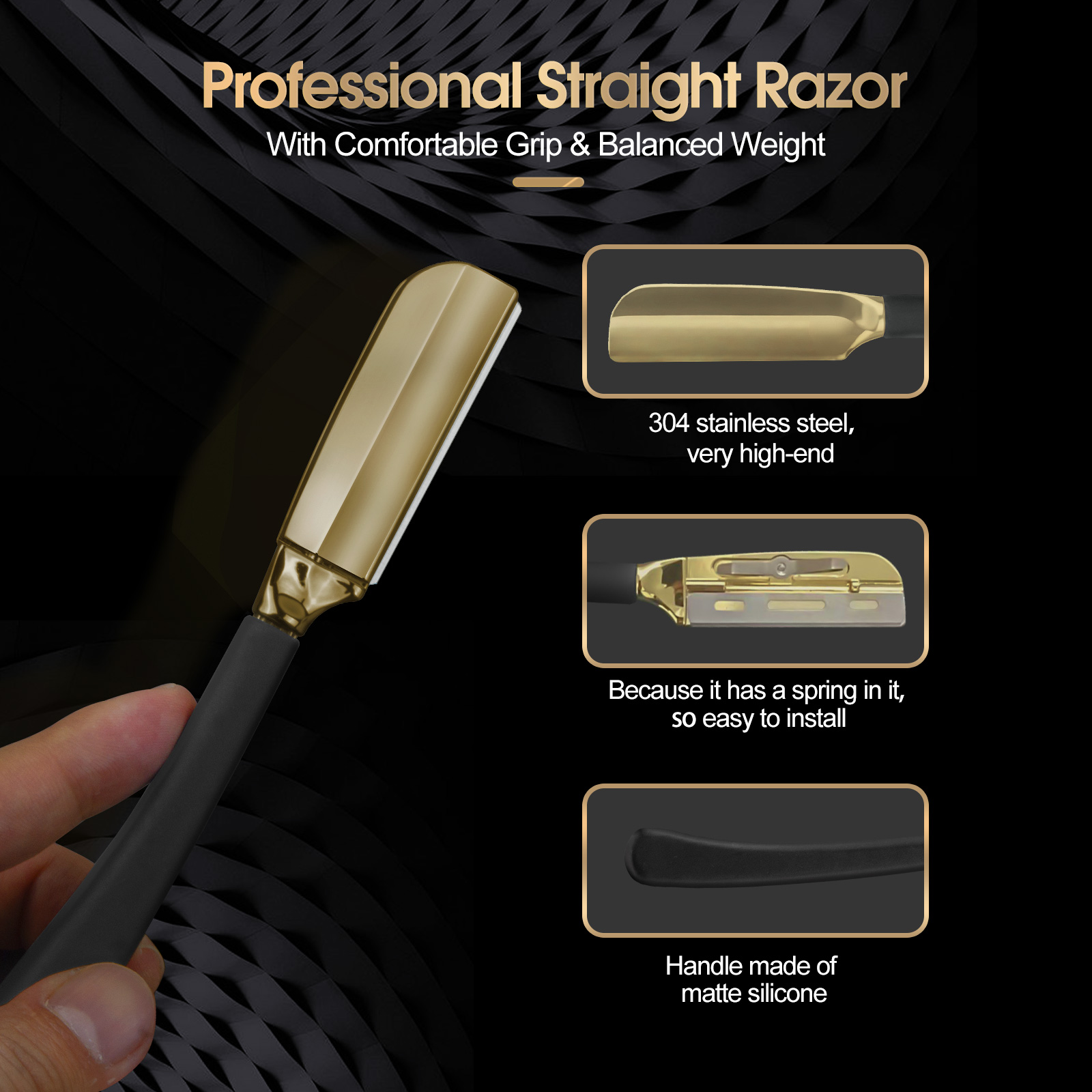 1Pc Pro Baber Beard Straight E - Safety Razor Handle incelemesi ve fiyatı