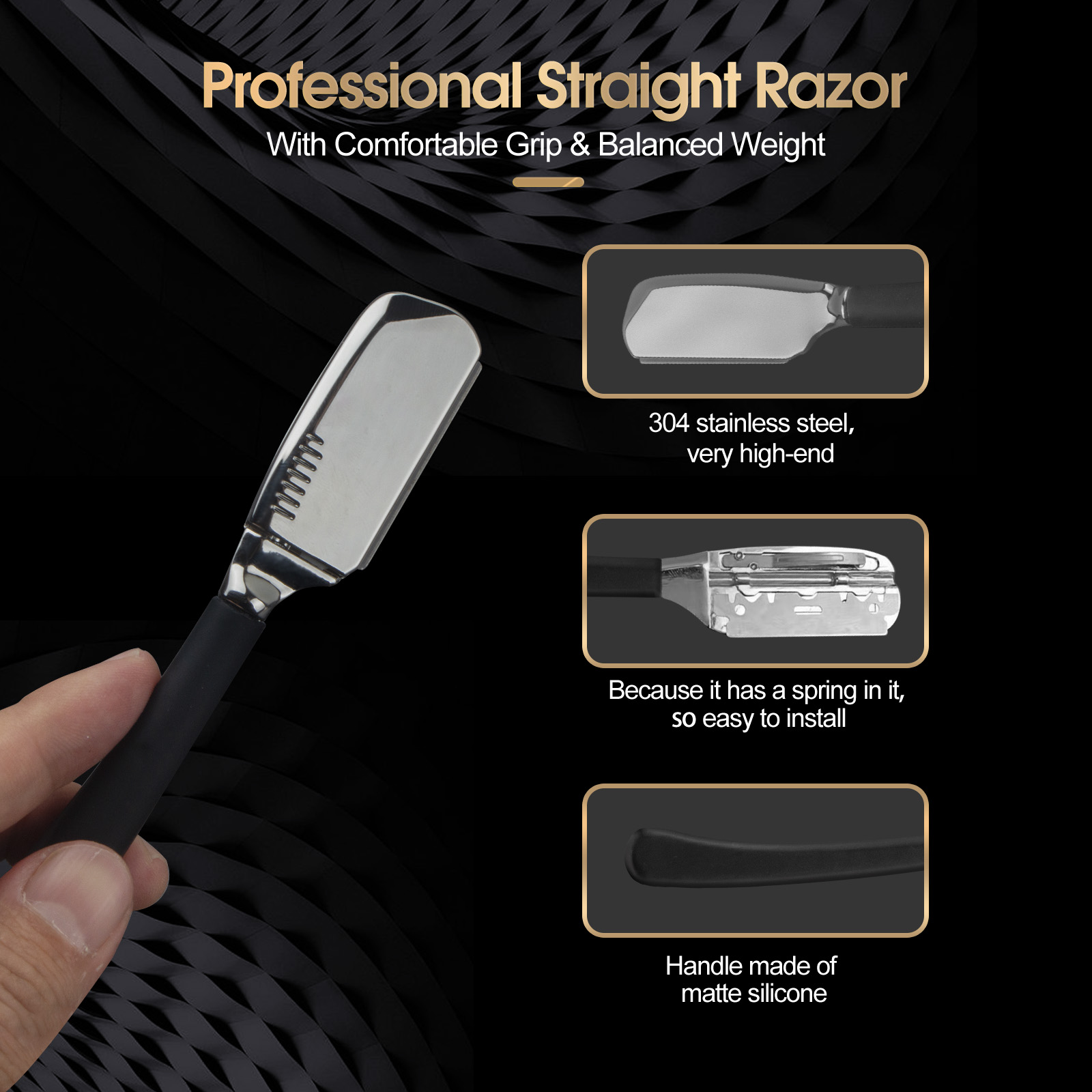 1Pc Pro Baber Beard Straight E - Safety Razor Handle incelemesi ve fiyatı