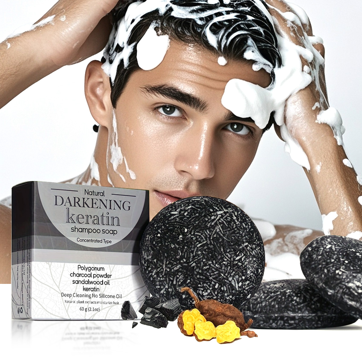 XF 60g Black Soap Solid Shampo - Bar Soap Shampoo Solid incelemesi ve fiyatı