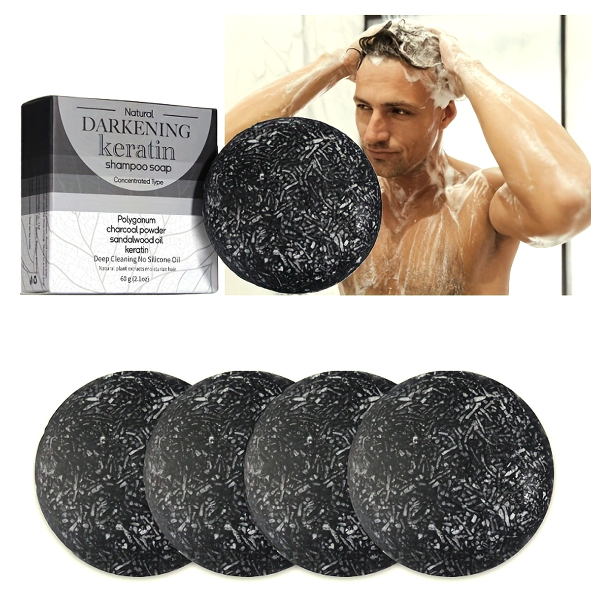 XF 60g Black Soap Solid Shampo - Bar Soap Shampoo Solid incelemesi ve fiyatı