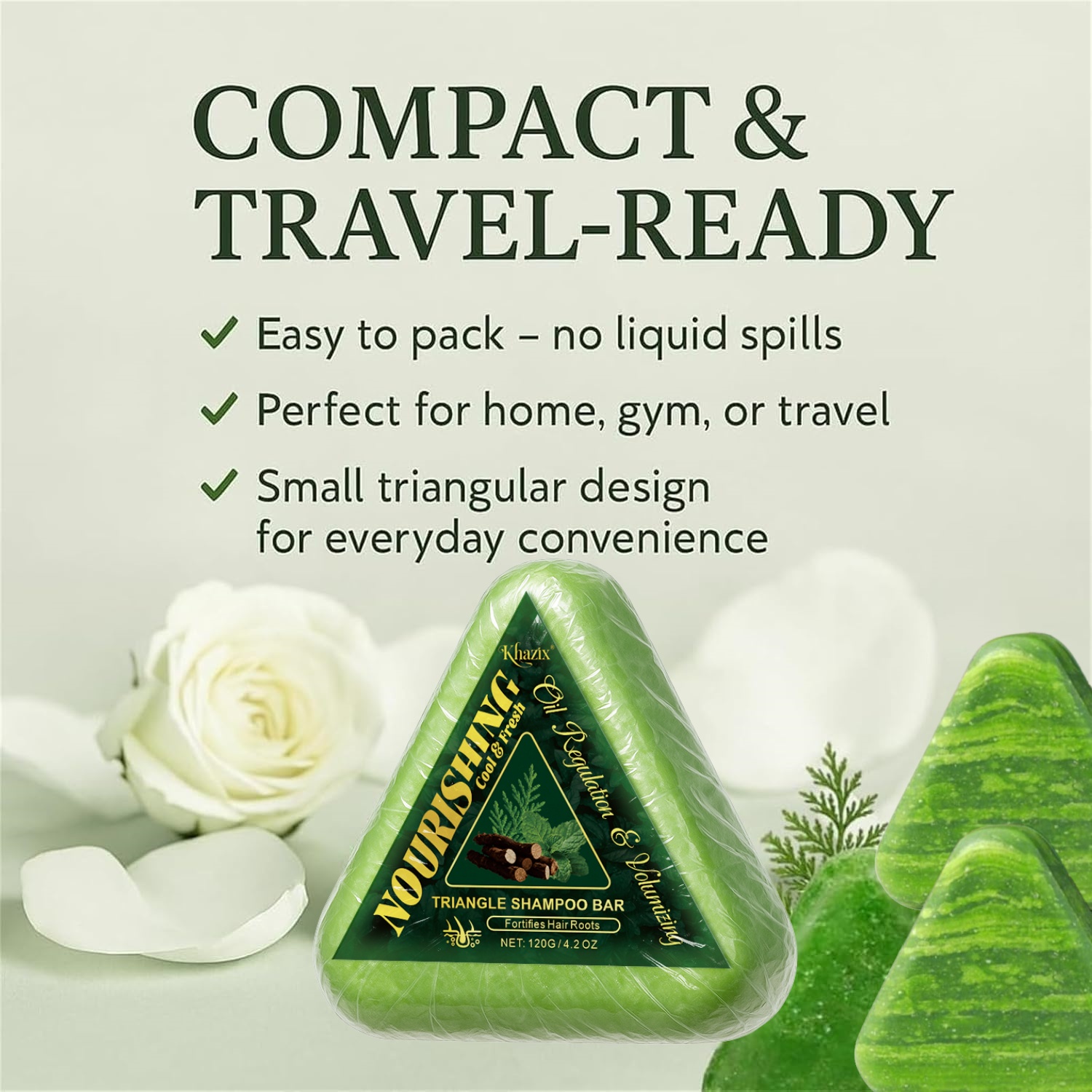 Green Triangle Soap Shampoo Ba - Bar Soap Shampoo Solid incelemesi ve fiyatı