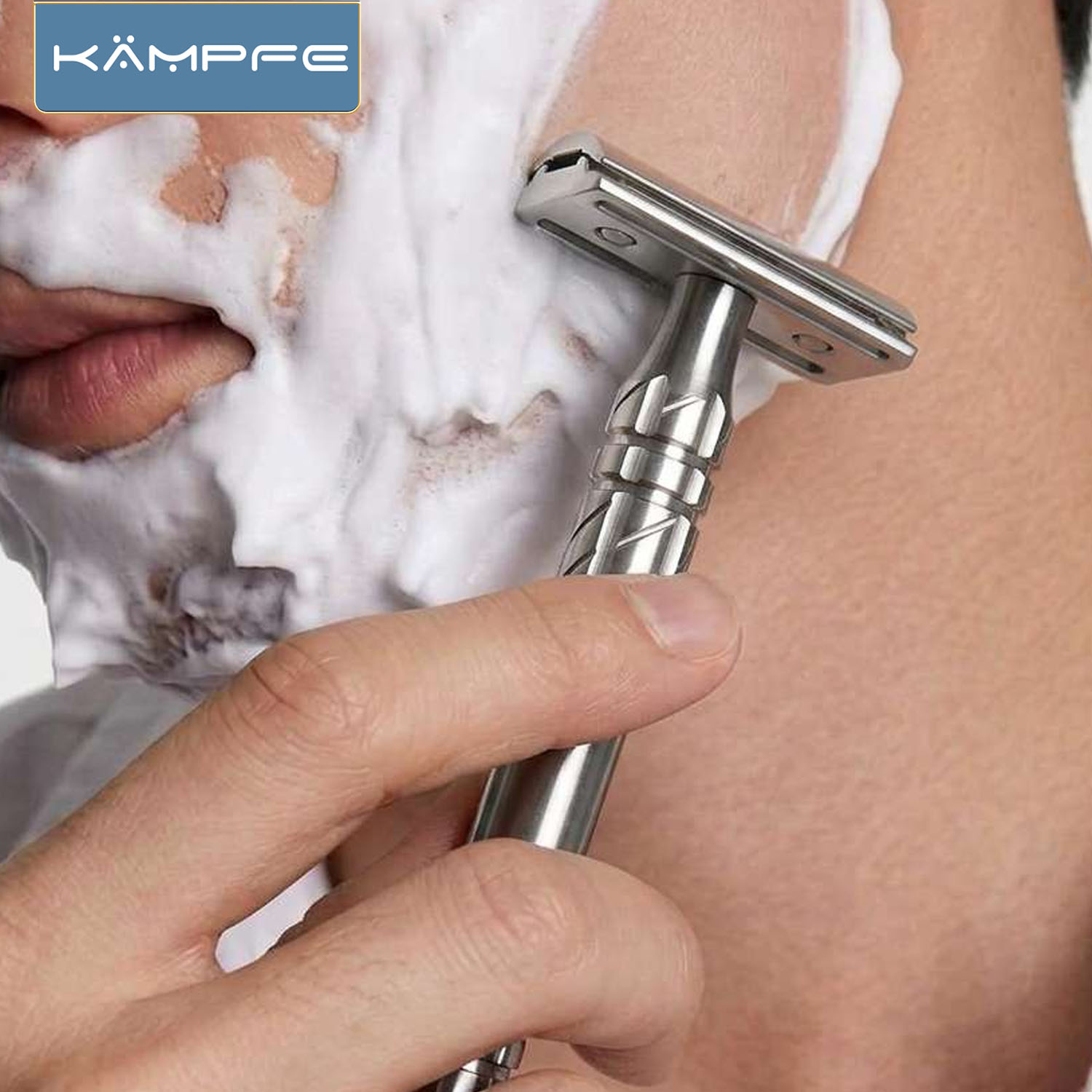 KAMPFE CNC machining Aluminum  - Safety Razor Handle incelemesi ve fiyatı