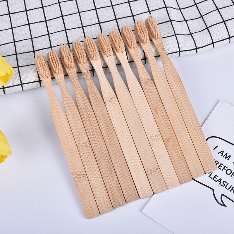 10pcs/oral Natural Bamboo Fibr - Bamboo Toothbrush Set incelemesi ve fiyatı