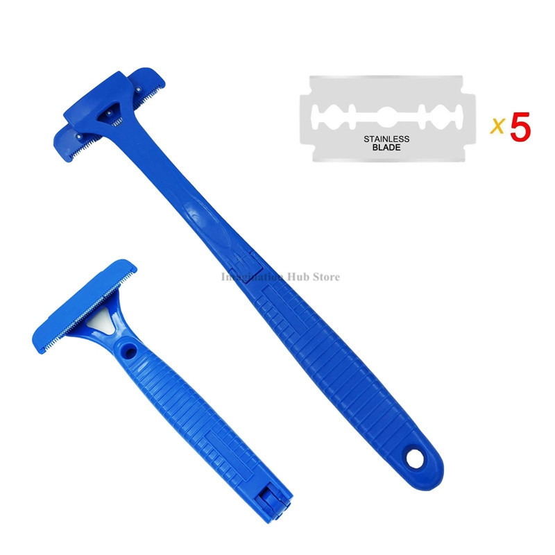 1Set Folding Long Handle Back  - Safety Razor Handle incelemesi ve fiyatı