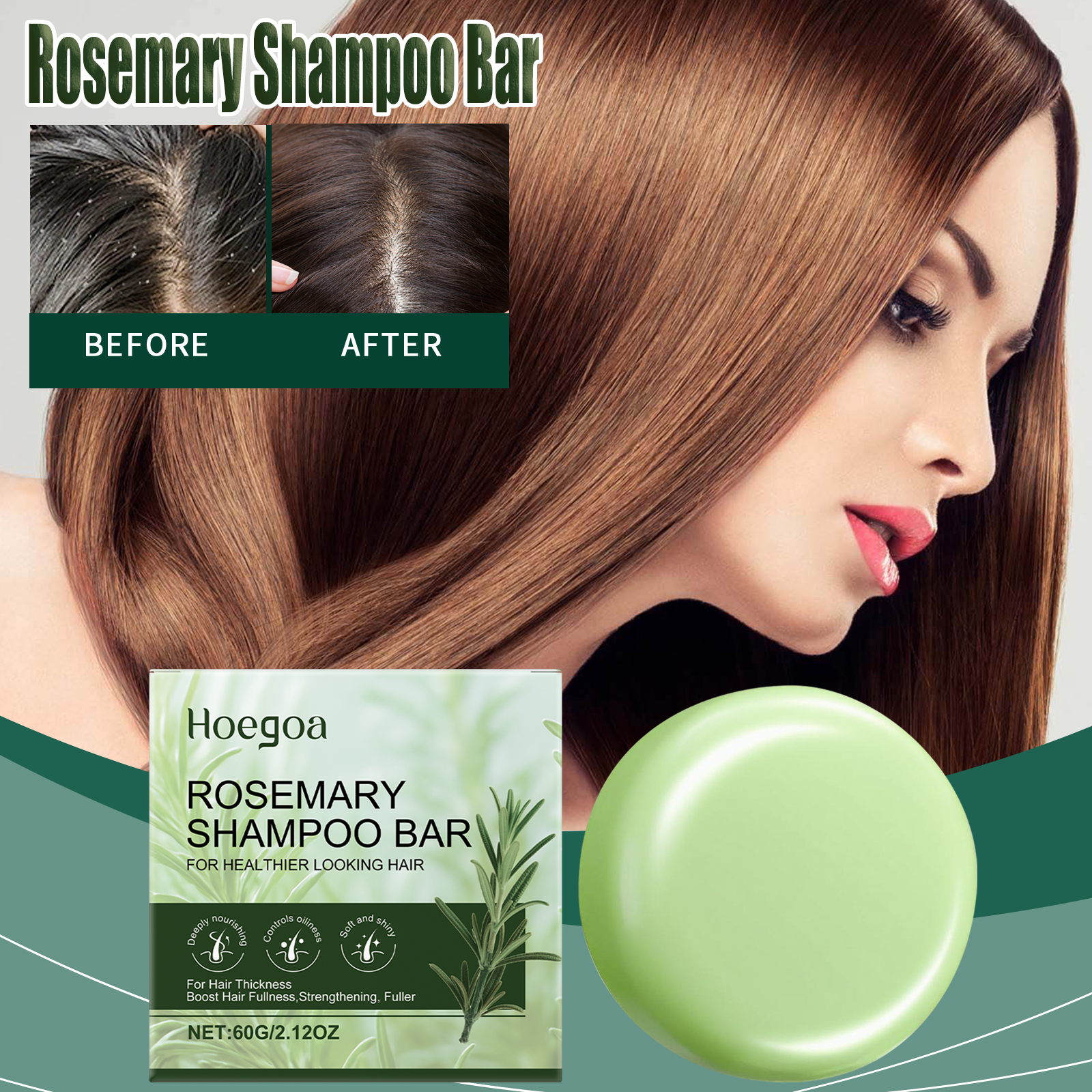 Hoegoa Rosemary Shampoo Bar Oi - Bar Soap Shampoo Solid incelemesi ve fiyatı