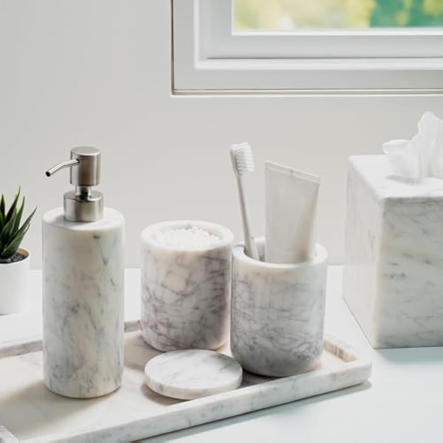 Cork & Mill Marble Bathroom Ac - Bamboo Toothbrush Set incelemesi ve fiyatı